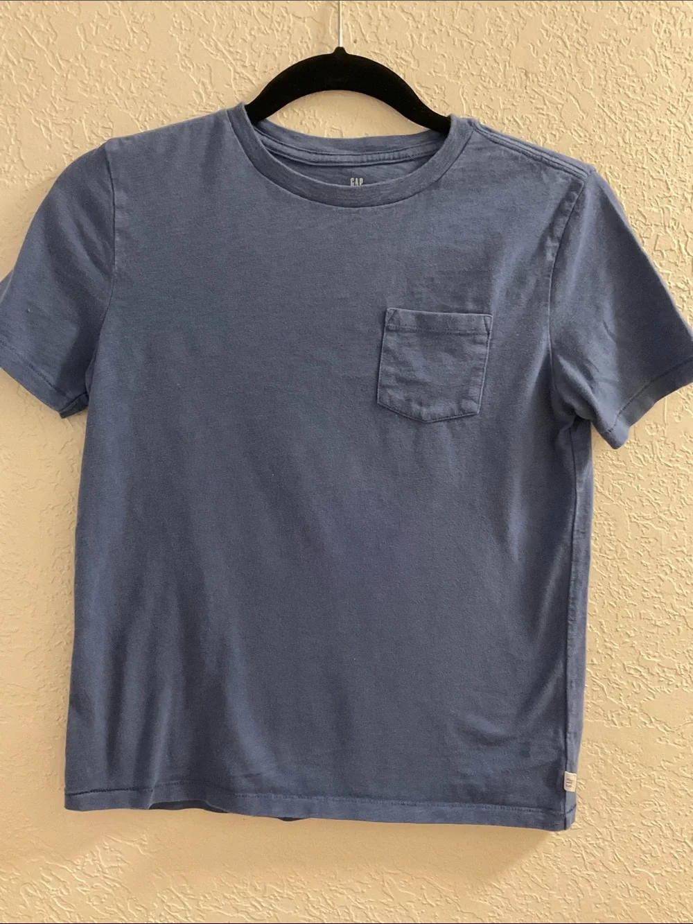 Gap Kids: Boys’ Pocket Cotton TEE -  Blue - Short-Sleeve Boy’s Size L